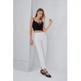 Jeans(D) Genere Jeans Larghi Donna Quattro stagioni Made in Cina Tempo libero Colore Unico Standard — foto 3