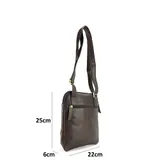 Borsa a Tracolla Uomo Quattro stagioni Made in India Quotidiano Cerniera lampo — foto 5