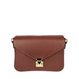 Borsa a Tracolla Donna Autunno/Inverno Made in Italia Quotidiano Vari Colori metallo — foto 2