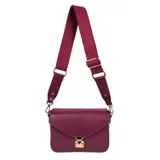 Borsa a Tracolla Donna Autunno/Inverno Made in Italia Quotidiano Vari Colori metallo — foto 1