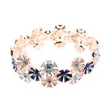 Bracciali Elastico Fiore Smaltato con Strass Altezza 2.2cm, Autunno/Inverno Quotidiano Da festa Vari Colori — foto 4