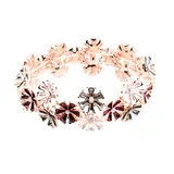 Bracciali Elastico Fiore Smaltato con Strass Altezza 2.2cm, Autunno/Inverno Quotidiano Da festa Vari Colori — foto 3
