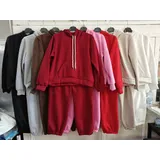 Tuta sportiva Donna Autunno/Inverno Made in Italia Tempo libero Vari Colori Standard Felpato — foto 4