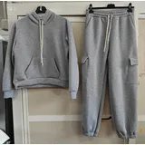 Tuta sportiva Donna Autunno/Inverno Made in Italia Tempo libero Vari Colori Standard Felpato — foto 3