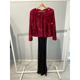 Giacca Blazer Giacca Donna Autunno/Inverno Made in Italia Da festa Velluto  — foto 4