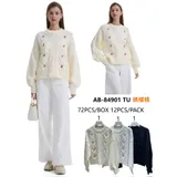 Pullover Pullover Donna Autunno/Inverno Made in Cina Quotidiano Colore Unico Standard — foto 1