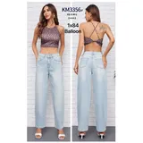 Jeans(D) Genere Jeans Larghi Donna Quattro stagioni Made in Cina Tempo libero Colore Unico Standard — foto 1