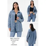 Giacche(D) Genere Giacca di Jeans Giacca Donna Quattro stagioni Made in Cina Tempo libero Colore Unico — foto 1