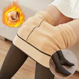 Leggings Donna Autunno/Inverno Made in Cina Quotidiano Colore Unico Standard Felpato — foto 1