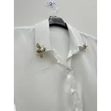 Camicia Camicia Donna Quattro stagioni Made in Italia Quotidiano Colore Unico Standard — foto 5