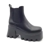 Stivaletti Tacchi Donna Autunno/Inverno Made in Cina Da Lavoro Tacco Largo Tonda — foto 1