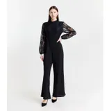 Tuta Jumpsuit Donna Quattro stagioni Quotidiano Colore Unico Standard — foto 5