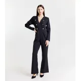 Tuta Jumpsuit Donna Quattro stagioni Quotidiano Colore Unico Standard — foto 1