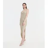 Vestiti Donna Primavera/Estate Made in Italia Quotidiano Colore Unico Standard Viscosa — foto 4