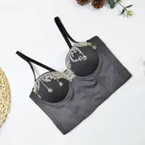 Canottiera Donna Primavera/Estate Made in Cina Quotidiano Colore Unico Standard — foto 4