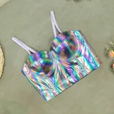 T-Shirt & Top(D) Genere Donna Quattro stagioni Made in Cina Da festa Colore Unico Petite Monocromo — foto 4