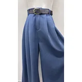 PANTALONI PALAZZO CON CINTURA — foto 3