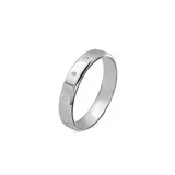 Anello Fede Piatta con 5 Strass — foto 3