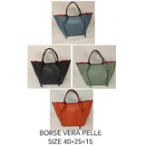 Borse in Pelle Genere Borsa a Tracolla Donna Quattro stagioni Made in Italia Quotidiano Vari Colori metallo — foto 1
