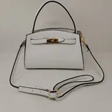Borse in Pelle Genere Borsa a Tracolla Donna Quattro stagioni Made in Italia Quotidiano Vari Colori metallo — foto 5