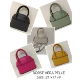 Borse in Pelle Genere Borsa a Tracolla Donna Quattro stagioni Made in Italia Quotidiano Vari Colori Cerniera lampo — foto 1
