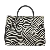 Borsa a Mano Donna Autunno/Inverno Made in Italia Quotidiano Vari Colori Cerniera lampo — foto 4