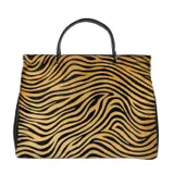 Borsa a Mano Donna Autunno/Inverno Made in Italia Quotidiano Vari Colori Cerniera lampo — foto 2
