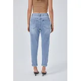 Jeans(D) Genere Jeans Larghi Donna Quattro stagioni Made in Cina Tempo libero Colore Unico Curvy(taglie forti) — foto 4