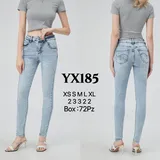 Jeans Skinny Donna Quattro stagioni Made in Cina Quotidiano Vari Colori Standard — foto 1