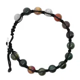 Bracciale Tamashii da Uomo in Corda con Perline in Pietra — foto 1