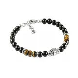 Bracciale Uomo con Perline di Pietra — foto 3