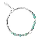 Bracciale Uomo con Sfera e Pietre — foto 1