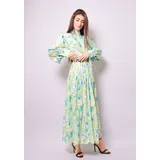 Vestiti Donna Primavera/Estate Made in Cina Tempo libero Colore Unico Standard Multicolore Lino — foto 3