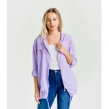 Felpa Felpa Donna Quattro stagioni Made in Italia Quotidiano Colore Unico Standard — foto 5