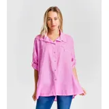 Camicia Camicia Casual Donna Quattro stagioni Made in Italia Quotidiano Colore Unico Standard Felpa — foto 5