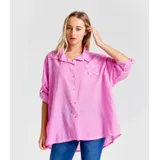 Camicia Camicia Casual Donna Quattro stagioni Made in Italia Quotidiano Colore Unico Standard Felpa — foto 1