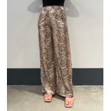 Pantaloni Donna Quattro stagioni Made in Italia Quotidiano Colore Unico Multicolore — foto 1