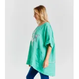 Camicetta Camicia Casual Donna Quattro stagioni Made in Italia Quotidiano Colore Unico Standard Lino — foto 3