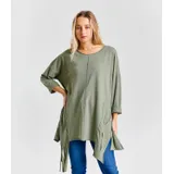 Camicetta Camicia Donna Quattro stagioni Made in Italia Quotidiano Colore Unico Standard — foto 5