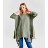 Camicetta Camicia Donna Quattro stagioni Made in Italia Quotidiano Colore Unico Standard — foto 1