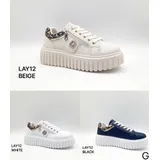 Sneakers(D) Genere Sneakers basse Donna Quattro stagioni Made in Cina Quotidiano Vari Colori Plateau Anteriore Tonda — foto 5