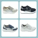 Sneakers(D) Genere Sneakers basse Donna Quattro stagioni Tempo libero Vari Colori Zeppe Tonda — foto 1