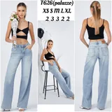 Jeans(D) Genere Jeans Larghi Donna Quattro stagioni Made in Cina Tempo libero Colore Unico Standard — foto 1