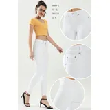 Jeans(D) Genere Jeans Skinny Donna Quattro stagioni Made in Cina Quotidiano Colore Unico Standard — foto 1