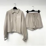 Completo Donna Autunno/Inverno Made in Cina Quotidiano Colore Unico Standard — foto 3