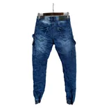 Jeans Slim Fit Uomo Autunno/Inverno Made in Cina Tempo libero Colori Casuale Standard — foto 3