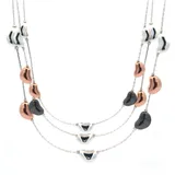Collana Tre Fili con Pepite 40+5cm — foto 1