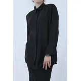 Camicia Elegante Donna Autunno/Inverno Made in Italia Quotidiano Vari Colori Oversize — foto 3