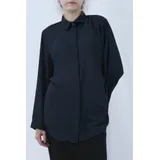 Camicia Elegante Donna Autunno/Inverno Made in Italia Quotidiano Vari Colori Oversize — foto 4