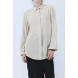 Camicia Elegante Donna Autunno/Inverno Made in Italia Quotidiano Vari Colori Oversize — foto 5